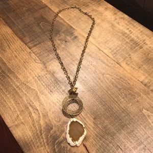 Handmade Agate Long Necklace